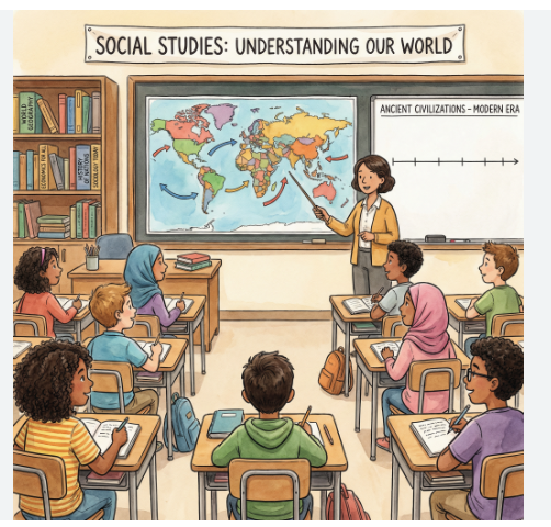 This is the image which is introducing the module entitled Human Geography II